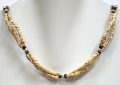 3 Strand Pattern with Black Beads
